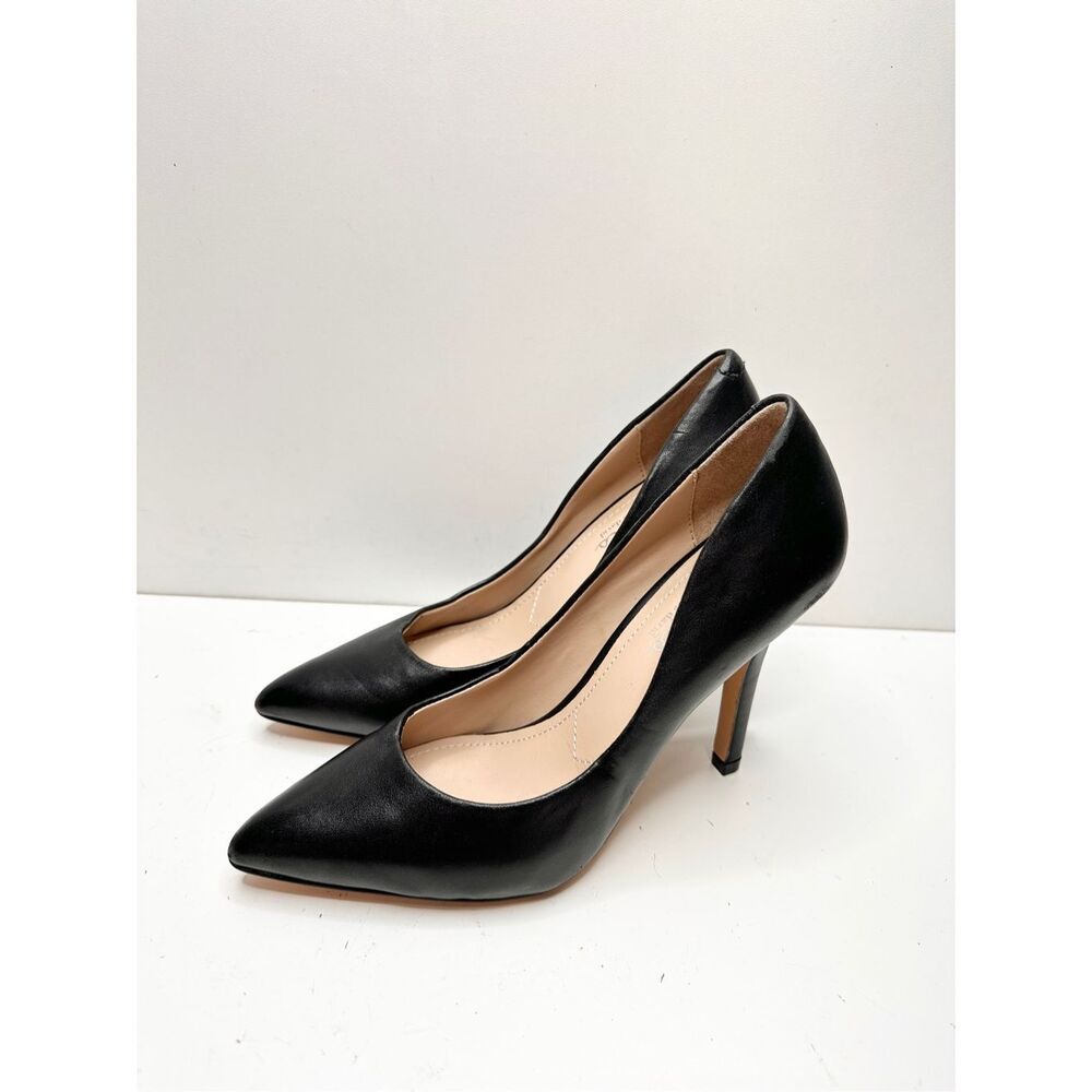 Charles by Charles David Pumps Womens Size 6 Black Leather Pointed Toe